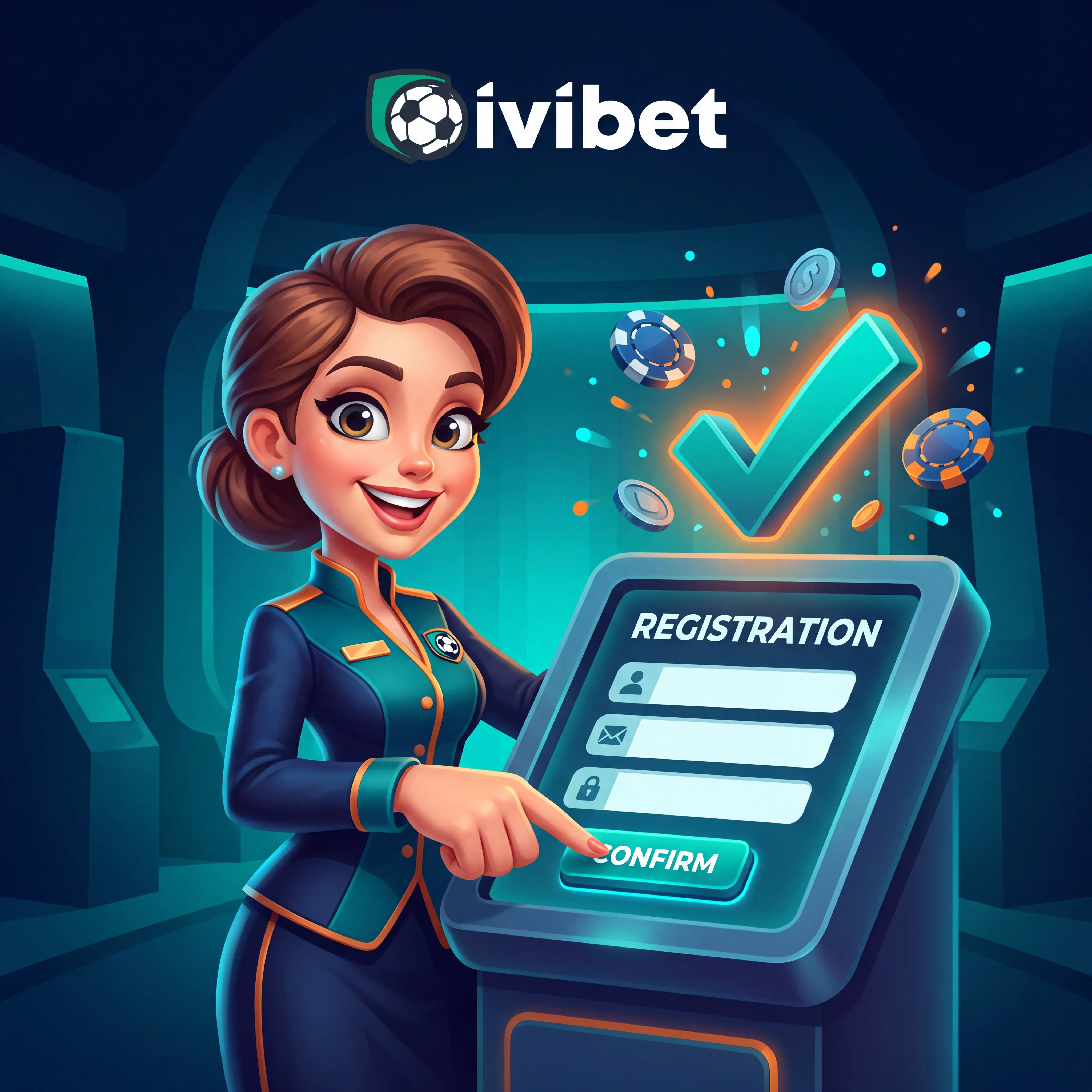 IviBet account entry artwork